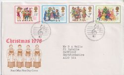 1978-11-22 Christmas Stamps Bethlehem FDC (89854)