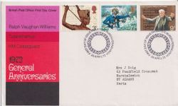 1972-04-26 Anniversaries Stamps Bureau FDC (89889)