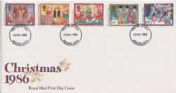 1986-11-18 Christmas Stamps Watford FDC (89911)