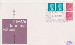 1981-08-26 Definitive Booklet Stamps Windsor FDC (89952)