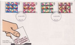 1979-05-09 Elections Stamps Bristol FDC (90135)