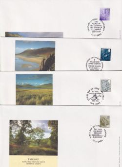 2004-05-11 Regional Definitive Stamps x4 SHS FDC (90189)
