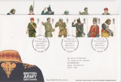 2007-09-20 British Army Uniforms Stamps T/House FDC (90288)