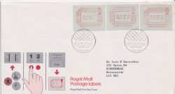 1984-05-01 Postage Labels Stamps Bureau FDC (90308)
