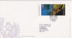 2000-05-26 Above and Beyond Bklt Stamps Leicester FDC (90315)