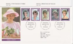1998-02-03 Diana Stamps Bureau FDC (90323)