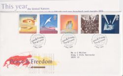 1995-05-02 Peace and Freedom Bureau FDC (90342)