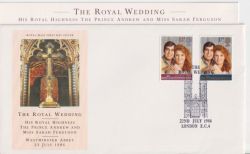 1986-07-22 Royal Wedding London EC4 FDC (90344)