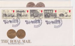 1984-07-31 Mail Coach Stamps Liverpool FDC (90361)