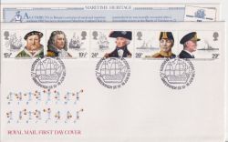 1982-06-16 Maritime Heritage Stamps Greenwich FDC (90379)
