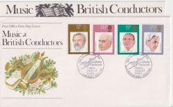 1980-09-10 British Conductors Stamps London SW7 FDC (90391)
