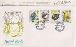 1980-01-16 British Birds Stamps Slimbridge FDC (90396)