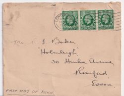 1934-11-19 KGV Stamps London SW1 FDC (90423)