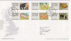 2012-04-24 Pigs Post & Go Stamps T/House FDC (90428)