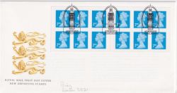 2001-01-29 MC1 10 x 2nd S/A Stamps London SW1 FDC (90447)