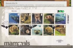 2010-04-13 Mammals Stamps Batts Corner FDC (90517)