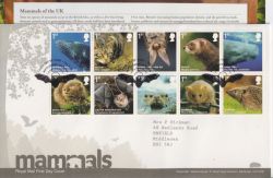 2010-04-13 Mammals Stamps Batts Corner FDC (90518)