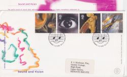 2000-12-05 Sound and Vision Stamps Cardiff FDC (90564)