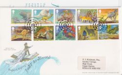 2002-01-15 Kipling Just So Stamps Burwash FDC (90604)
