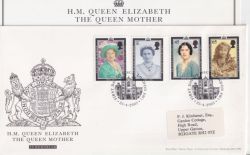 2002-04-25 Queen Mother Stamps London SW1 FDC (90607)