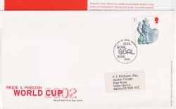 2002-05-21 World Cup Football Stamp Wembley FDC (90619)