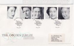 2002-02-06 Golden Jubilee Stamps Windsor FDC (90620)