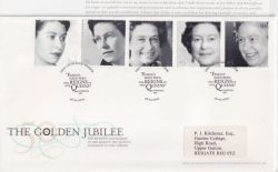 2002-02-06 Golden Jubilee Stamps Windsor FDC (90622)