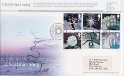 2003-11-04 Christmas Stamps Bethlehem FDC (90625)