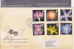 2004-05-25 Horticultural Society Stamps Wisley FDC (90644)