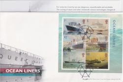 2004-04-13 Ocean Liners Stamps M/S Southampton FDC (90663)