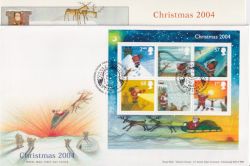 2004-11-02 Christmas Stamps M/S Bethlehem FDC (90670)