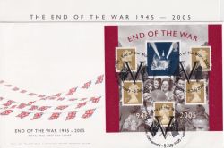 2005-07-05 End Of The War M/S Peacehaven FDC (90673)