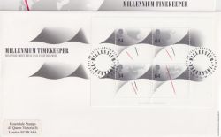 1999-12-14 Millenium Timekeeper M/S Greenwich FDC (90789)