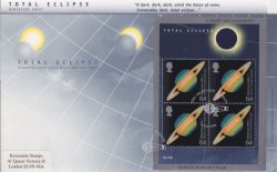 1999-08-11 Solar Eclipse M/Sheet Falmouth FDC (90791)