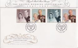 1997-11-13 Golden Wedding Stamps London SW1 FDC (90799)