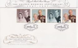1997-11-13 Golden Wedding Stamps Crathie FDC (90802)