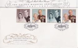 1997-11-13 Golden Wedding Stamps B/P RD London SW1 FDC (90805)