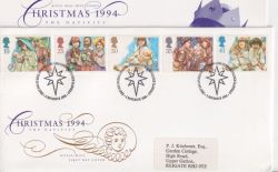 1994-11-01 Christmas Stamps Bethlehem FDC (90821)