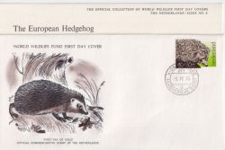 1976-04-05 Netherlands European Hedgehog FDC (90864)