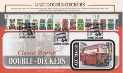 2001-05-15 Double Decker Buses Southall FDC (90945)