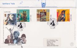 1999-04-06 Settlers Tale Stamps Plymouth FDC (91025)