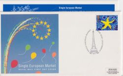 1992-10-13 European Market Stamp Dover FDC (91029)