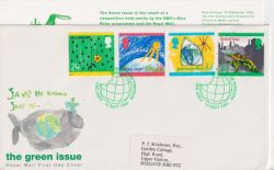 1992-09-15 Green Issue Stamps Torridon FDC (91030)