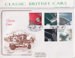 1996-10-01 Classic Cars Stamps Coventry FDC (91042)