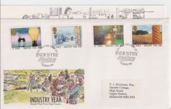1986-01-14 Industry Year Stamps Birmingham FDC (91050)