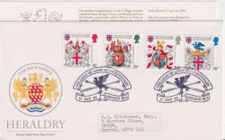 1984-01-17 Heraldry Stamps London EC4 FDC (91078)
