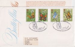 1981-05-13 Butterflies Stamps Bramber FDC (91079)