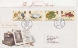 1988-01-19 Linnean Society Stamps London W1 FDC (91080)
