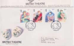 1982-04-28 British Theatre Stamps Stratford FDC (91100)