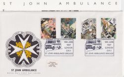 1987-06-16 St John Ambulance London SW1 FDC (91105)